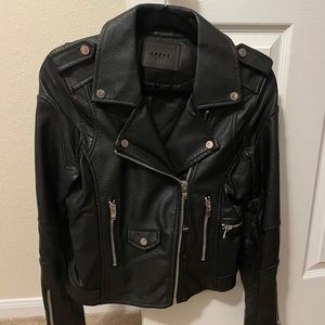Brand New Black Faux Leather Jacket